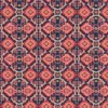 red geometric velvet-chenille fabric from Linwood Fabrics