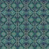 blue geometric velvet-chenille fabric from Linwood Fabrics