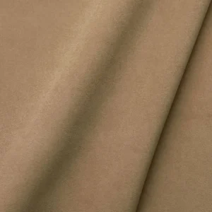 brown plain velvet-chenille fabric from Linwood Fabrics
