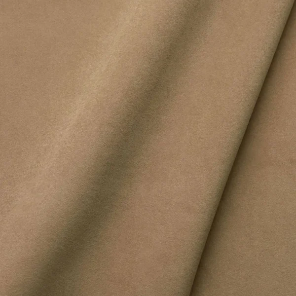 brown plain velvet-chenille fabric from Linwood Fabrics