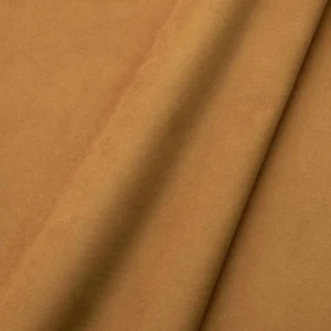 yellow plain velvet-chenille fabric from Linwood Fabrics