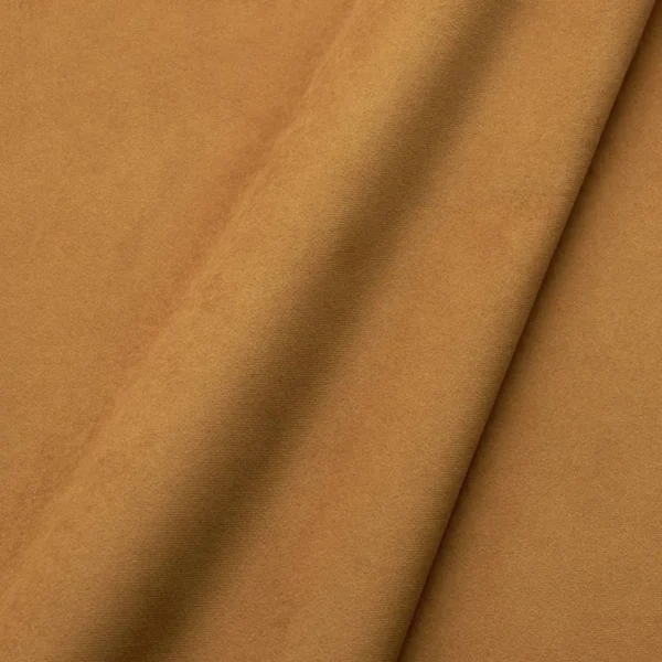 Moleskin III Fabric - Gold by yellow plain velvet-chenille fabric from Linwood Fabrics