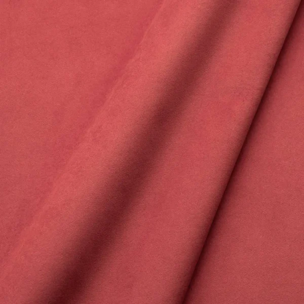 red plain velvet-chenille fabric from Linwood Fabrics