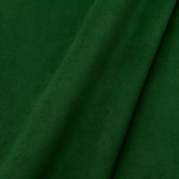 Moleskin III Fabric - Forest by green plain velvet-chenille fabric from Linwood Fabrics