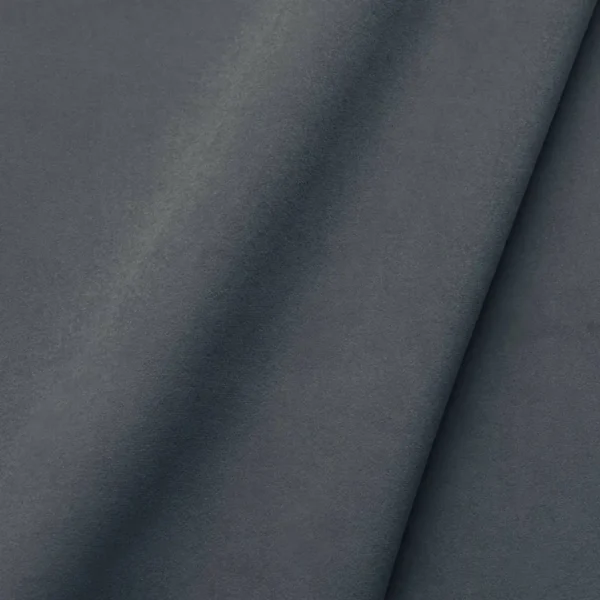 Moleskin III Fabric - Granite by black-grey plain velvet-chenille fabric from Linwood Fabrics