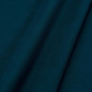blue plain velvet-chenille fabric from Linwood Fabrics