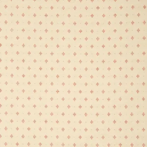 red spotted woven fabric from Linwood Fabrics