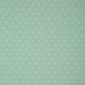 green spotted woven fabric from Linwood Fabrics
