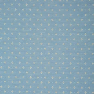 blue spotted woven fabric from Linwood Fabrics