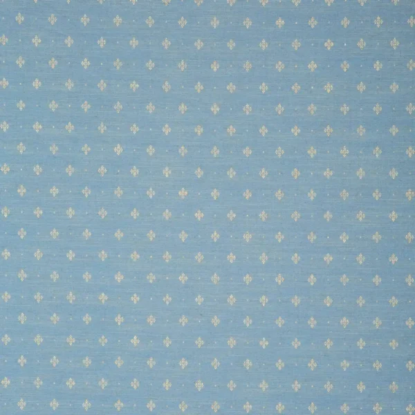 blue spotted woven fabric from Linwood Fabrics