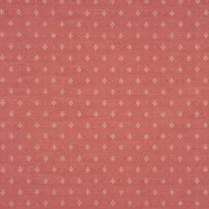 red spotted woven fabric from Linwood Fabrics