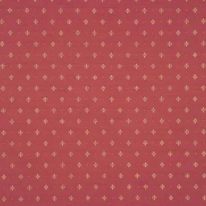red spotted woven fabric from Linwood Fabrics