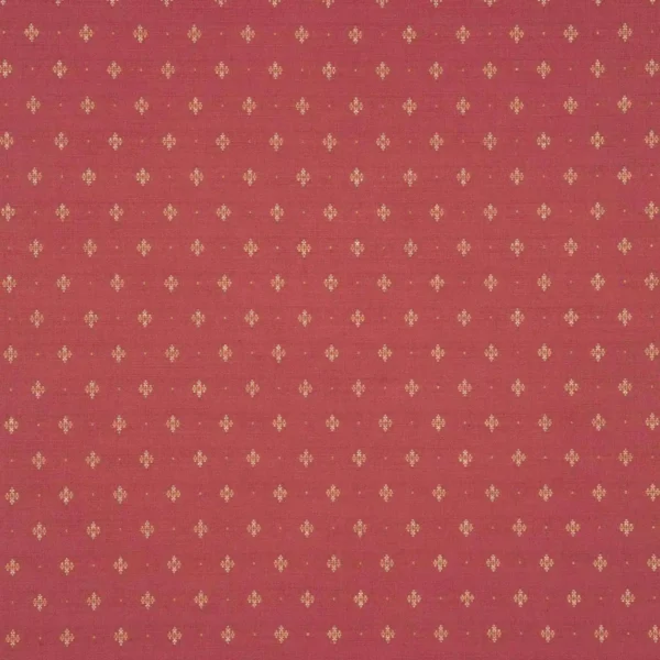 red spotted woven fabric from Linwood Fabrics