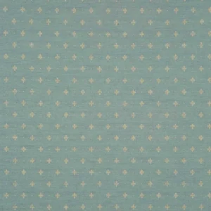 blue spotted woven fabric from Linwood Fabrics