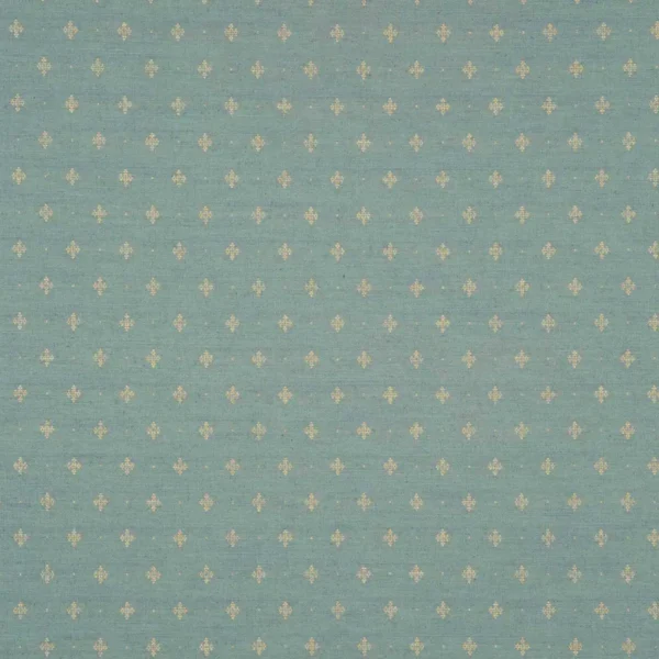 blue spotted woven fabric from Linwood Fabrics