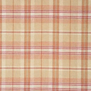 brown checked woolen fabric from Linwood Fabrics
