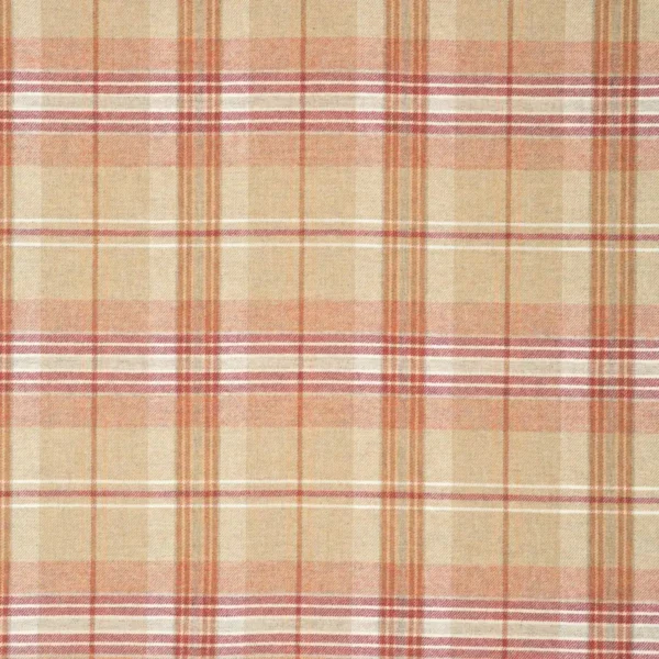 brown checked woolen fabric from Linwood Fabrics