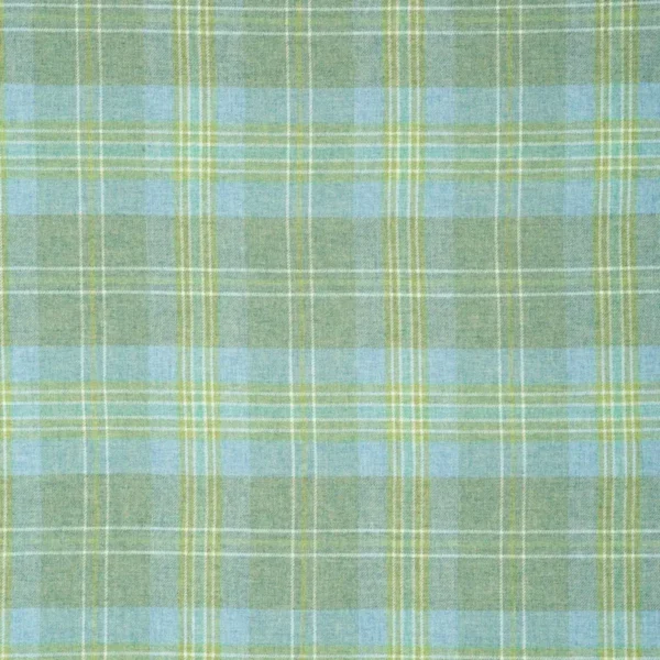 Ronas Hill Fabric - Balmoral by blue checked woolen fabric from Linwood Fabrics