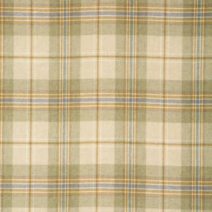 brown checked woolen fabric from Linwood Fabrics