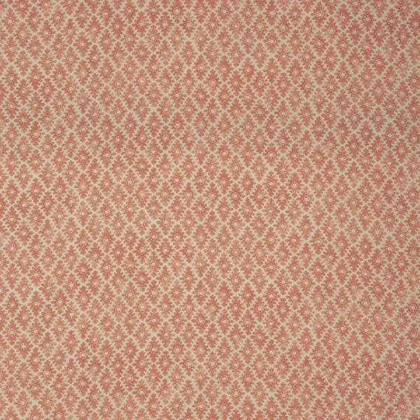Ashfield Fabric - Tangerine by orange spotted linen fabric from Linwood Fabrics