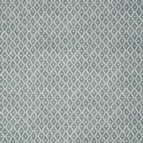 blue spotted linen fabric from Linwood Fabrics