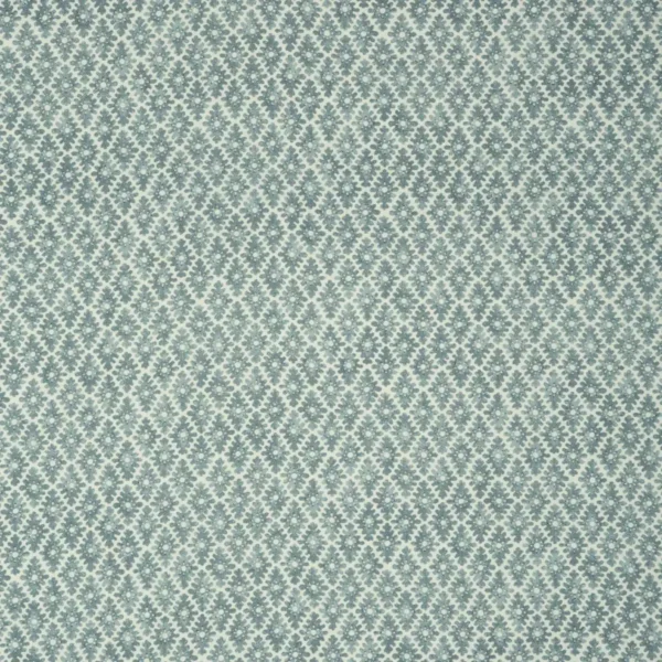 blue spotted linen fabric from Linwood Fabrics