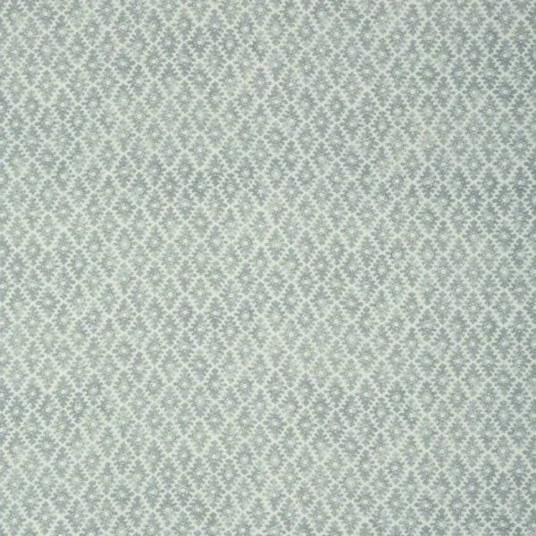 Ashfield Fabric - Sky by blue spotted linen fabric from Linwood Fabrics