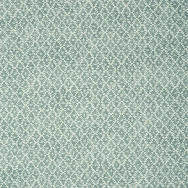 blue spotted linen fabric from Linwood Fabrics