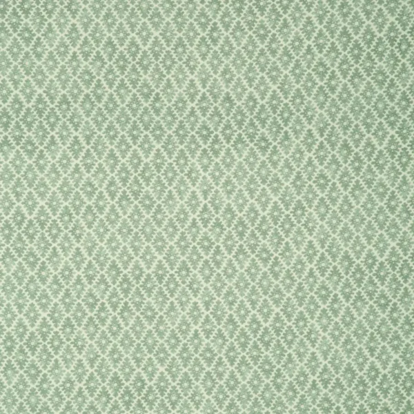 green spotted linen fabric from Linwood Fabrics