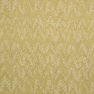 brown geometric linen fabric from Linwood Fabrics