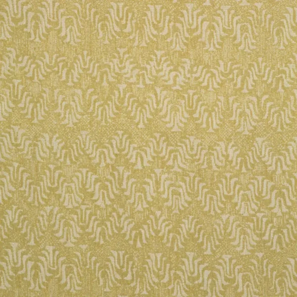 brown geometric linen fabric from Linwood Fabrics