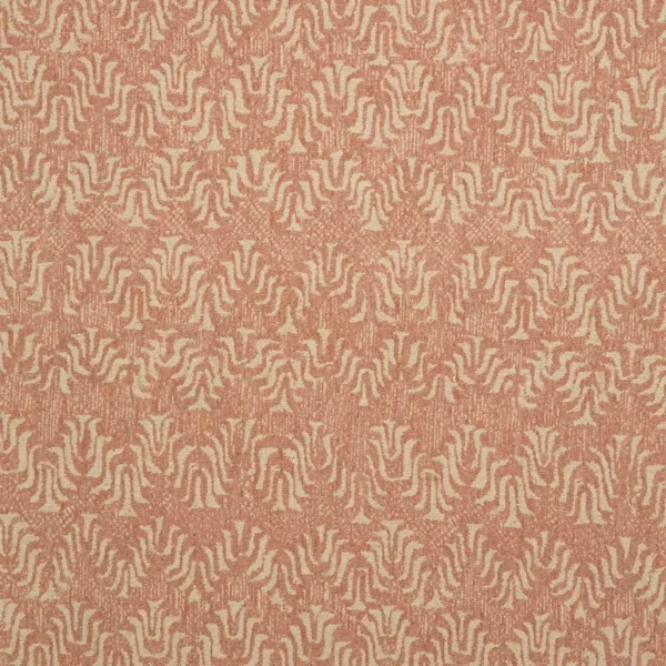 Tyger Fabric - Blush by pink geometric linen fabric from Linwood Fabrics