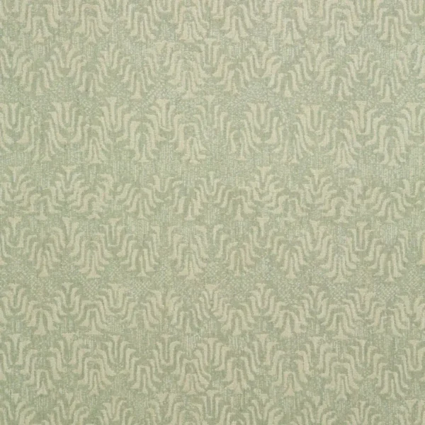 Tyger Fabric - Tranquil by blue geometric linen fabric from Linwood Fabrics