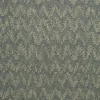 blue geometric linen fabric from Linwood Fabrics