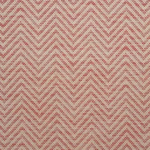 red geometric linen fabric from Linwood Fabrics