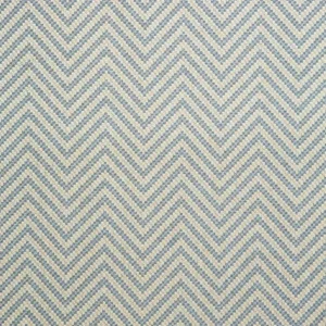 blue geometric linen fabric from Linwood Fabrics