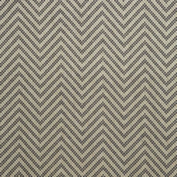 Zeus Fabric - Inca by black-grey geometric linen fabric from Linwood Fabrics