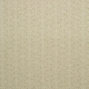 black-grey geometric linen fabric from Linwood Fabrics