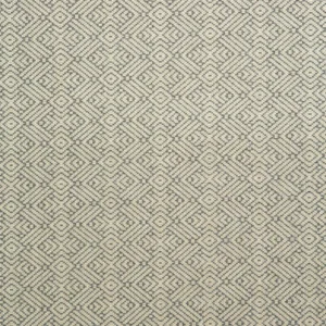 blue geometric linen fabric from Linwood Fabrics