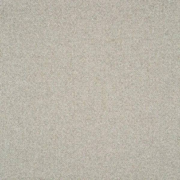 Faroe Fabric - Fawn by brown geometric woolen fabric from Linwood Fabrics