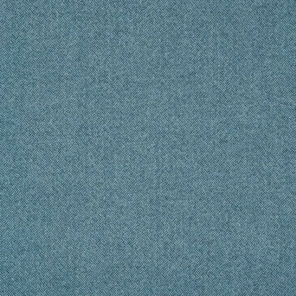 blue geometric woolen fabric from Linwood Fabrics