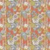 multicolour botanical linen fabric from Linwood Fabrics