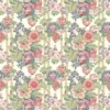 multicolour botanical linen fabric from Linwood Fabrics