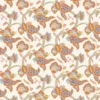 multicolour botanical linen fabric from Linwood Fabrics