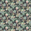 multicolour botanical linen fabric from Linwood Fabrics