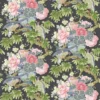 green botanical linen fabric from Linwood Fabrics