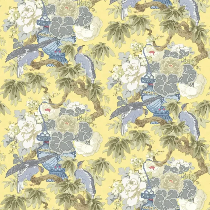 The Royal Garden Fabric - Sorbet swatch