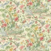 green botanical linen fabric from Linwood Fabrics