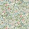 multicolour botanical linen fabric from Linwood Fabrics