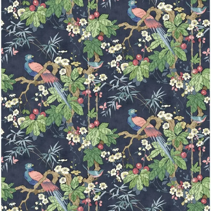 Miji Fabric - Navy swatch